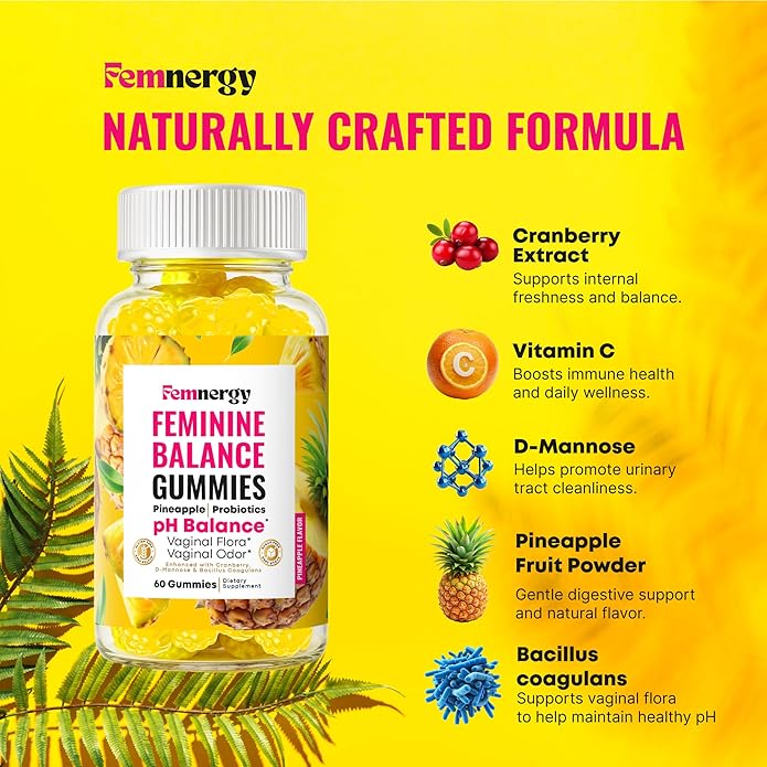 Feminine Balance Probiotic Gummies for Women