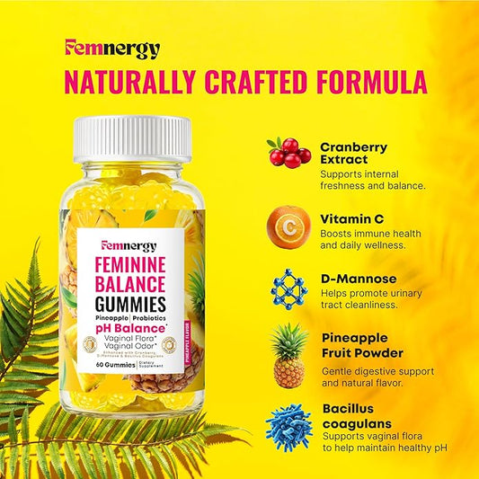 Feminine Balance Probiotic Gummies for Women