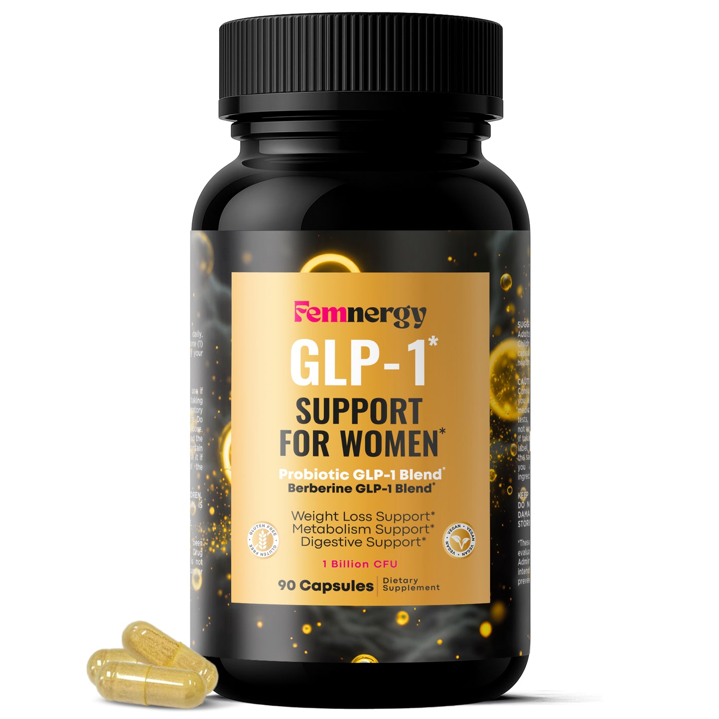 Femnergy GLP-1 Support Probiotic Supplement for Weight Loss