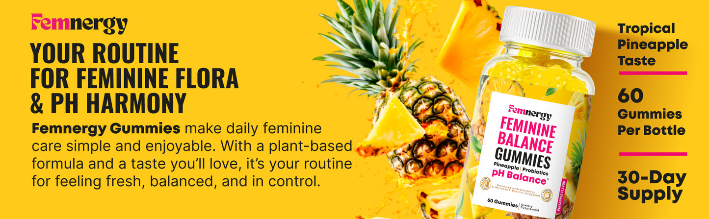 Feminine Balance Probiotic Gummies for Women