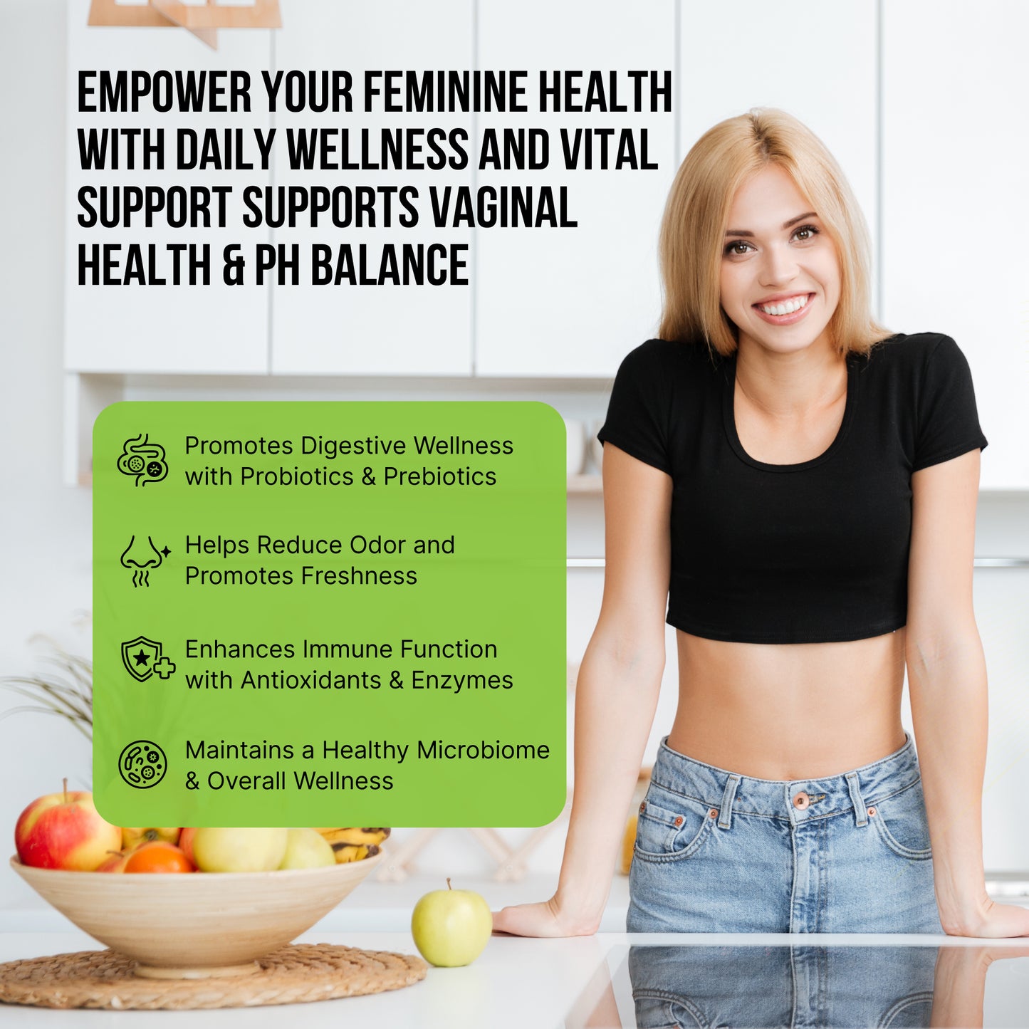 Femnergy Feminine Probiotics Slippery Elm Gummies
