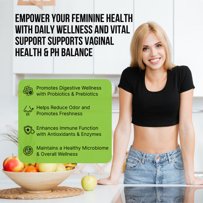 Femnergy Feminine Probiotics Slippery Elm Gummies