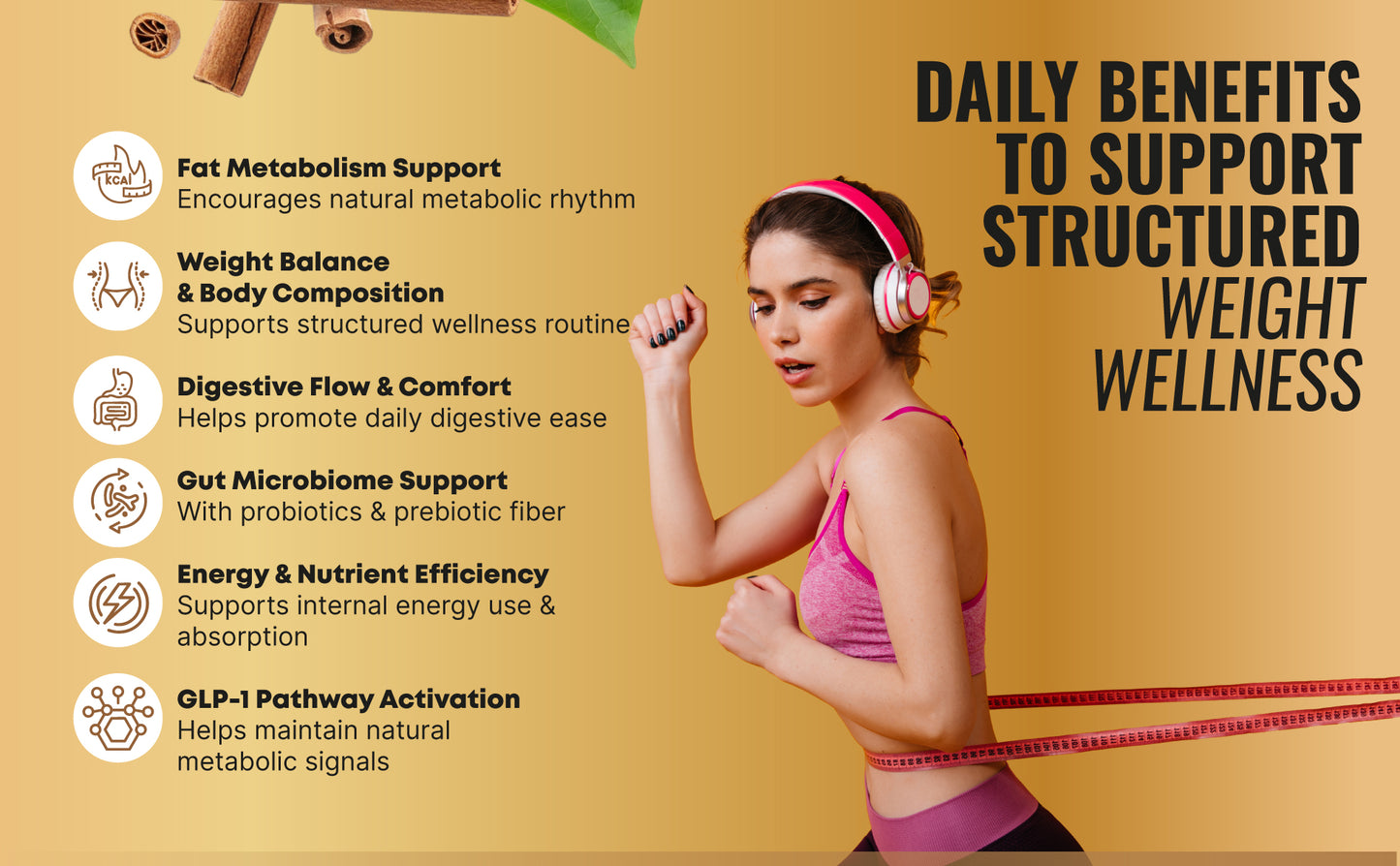 Femnergy GLP-1 Support Probiotic Supplement for Weight Loss