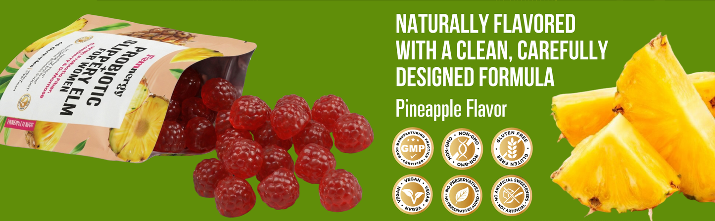 Femnergy Feminine Probiotics Slippery Elm Gummies
