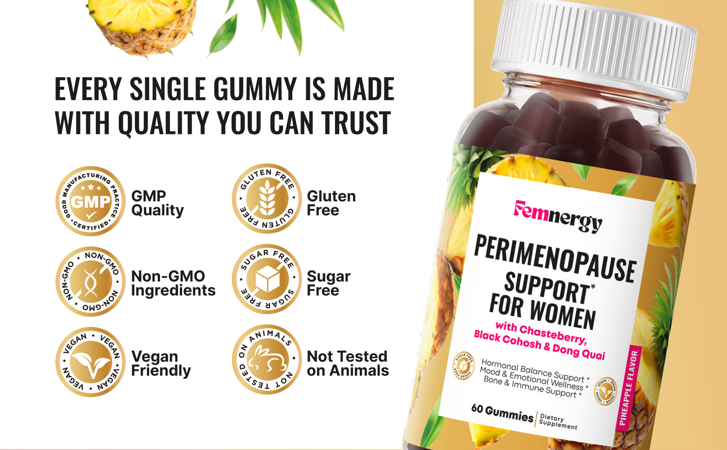 Femnergy Perimenopause Support Gummies for Women