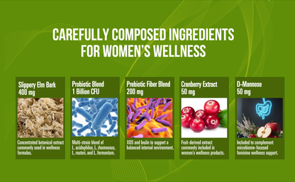 Femnergy Feminine Probiotics Slippery Elm Gummies