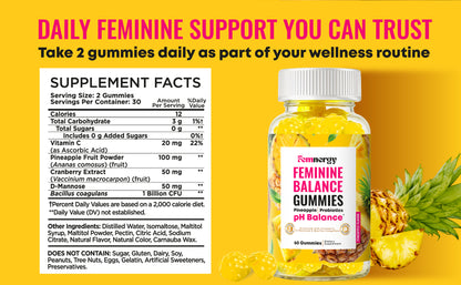 Feminine Balance Probiotic Gummies for Women